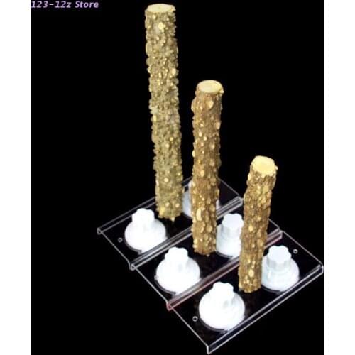 20/25/30cm Pet Shower Perches Toys Bird Bath Standing Foot Deck Suction Cup Wall Rack Hand Paw Grinding Toy Birds Supplies