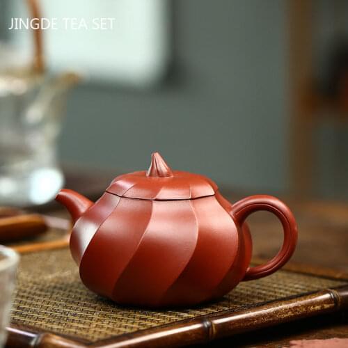 Chinese Yixing tea pots Purple Clay Teapot Raw ore Dahongpao Beauty kettle Handmade Customized Tea ceremony supplies gifts 250ml