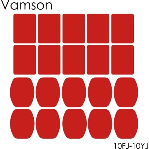 Vamson Adhesive Mounts 3M Sticky For GoPro Hero 8 7 6 5 4 For DJI OSMO Action Curved/Flat Surface Mount Base for Yi 4K VP106