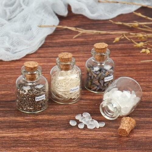 Hot New 1Pc 1/12 Dollhouse Miniature Glass Magic Medicine Bottle Model Toys Doll Accessories