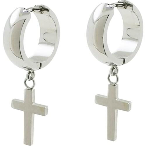 Stainless steel fashion earrings hinged Piercing ring men women earring ring unisex earring hoops circle O-rings steel earring