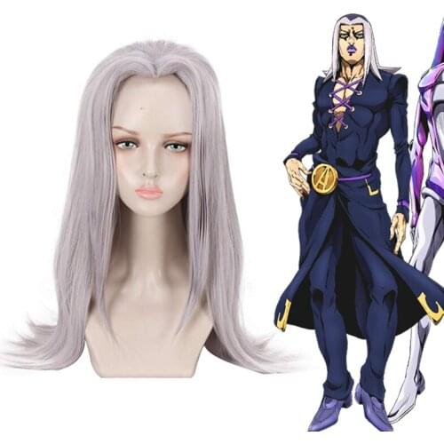 Comic Anime Jojo’s Bizarre Adventure Cosplay Wigs Leone Abbacchio Cosplay Wig Synthetic Wig Halloween Hair Cosplay Accessories