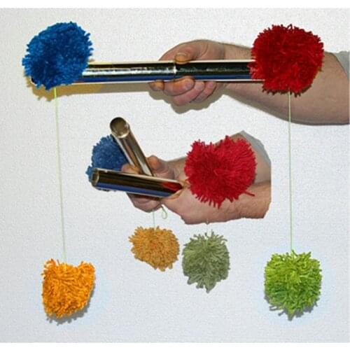 Pom Pom Stick Magic Tricks Street Close Up Street Professional Magician Stage Illusions Mentalism