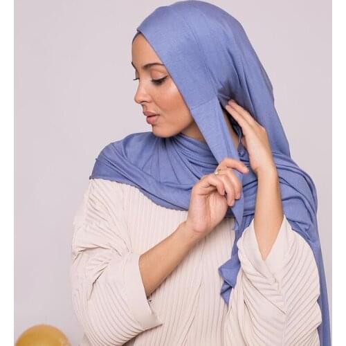 Luxury Design Jersey Bonnet Elastic Rope Free Hijab HeadScarf Under Cap Islam Inner Scarf Headband Stretch Turbante