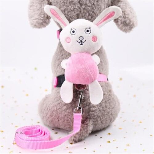 Lovely Dog Leash Harness Small Dog Pet Harness and Leash Set Outdoor Puppy Cat Vest Harness Collar For Chihuahua Pug Bulldog