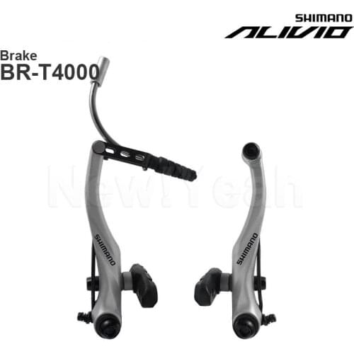 SHIMANO ALIVIO V-BRAKE BR-T4000 POWER MODULATOR-Brake calipers black / silver for flat-bar wagons Original parts
