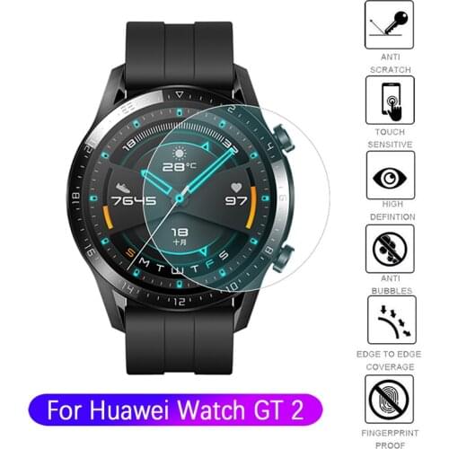 Glass For Huawei Watch GT 2 Screen Protector 46mm 42mm Protective Glass For Smart Watch Smartwatch Film Protector Pantalla GT2