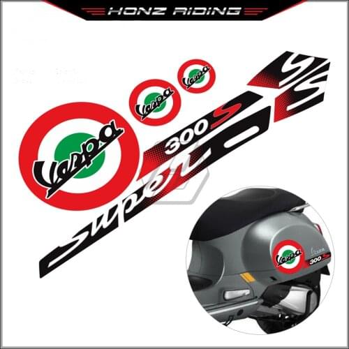 For Piaggio Vespa GTS 300 Super Sport Reflective Sticker Motorcycle Decal