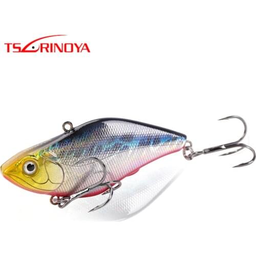 TSURINOYA 70mm 13.8g Sinking VIB DW22 Vibration Full Swimming Layer Fishing Lure Wobbler Steel Ball Artificial Bass Hard Bait