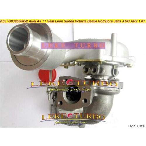 K03 53039880052 Turbo Turbocharger For Audi A3 TT For SEAT Leon SKODA Octavia VW Beetle Golf Bora Jetta AUQ ARZ 1.8T 1.8L 180HP