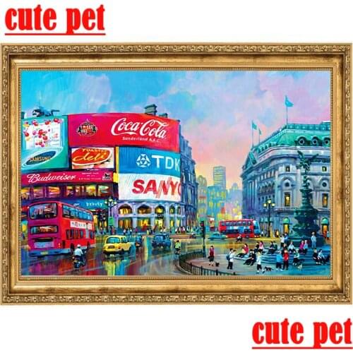 Cross Stitch Square oil painting DIY Diamond Painting Kits Home Decor Diamond Embroidery 100% Resin inlaid5D Needlework Painting