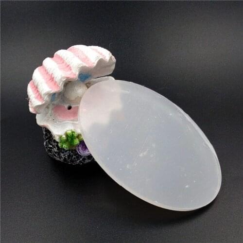 1pcs 60x90mm High-quality Acrylic Ellipse Transparent Bases fit for Wargames