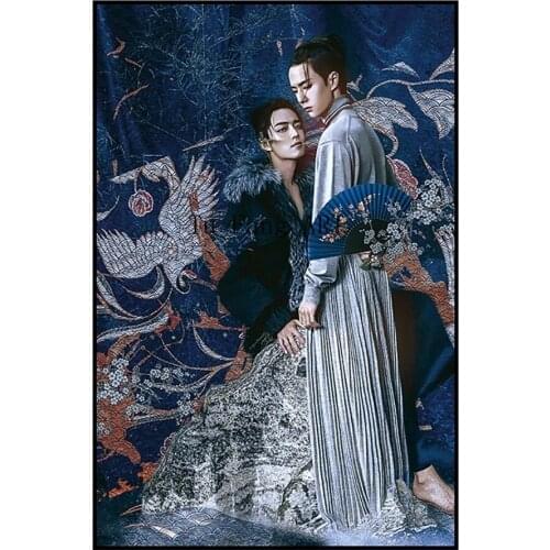 Xiao Zhan Diamond Painting Diamond Embroidery Full Drill Square 5D DIY Diamond Mosaic Cross Stitch Kits Home Decor Painting