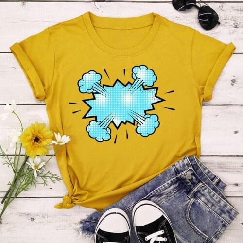 Bubble Women Tops Summer Tops Graphic Tees Women T-shirt Clothes Girl T Shirt TX8944