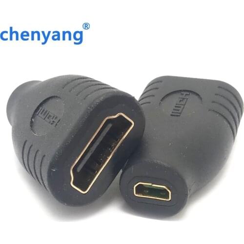 1pcs Micro HDMI- compatible A female to HDMI D female Adapter HDMI Jack