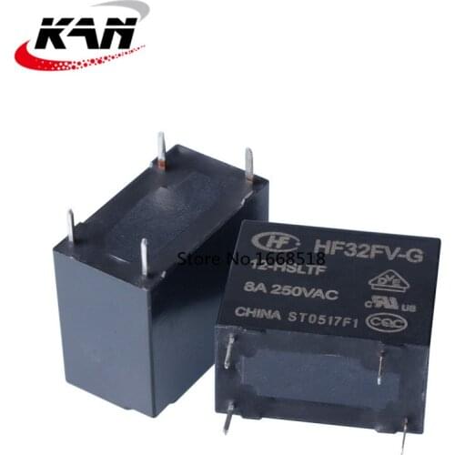 20PCS Hongfa HF32FV-G-12-HSLTF 12VDC sensitive set of normally open 4-pin 8A250VAC relay