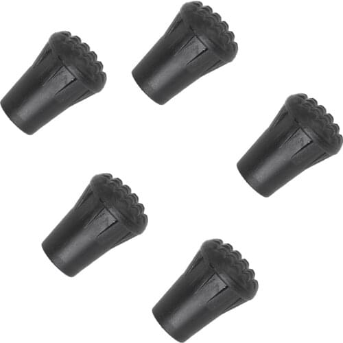 5x Rubber Alpenstock Hiking Cane Pole Pin Hammer Protective Case