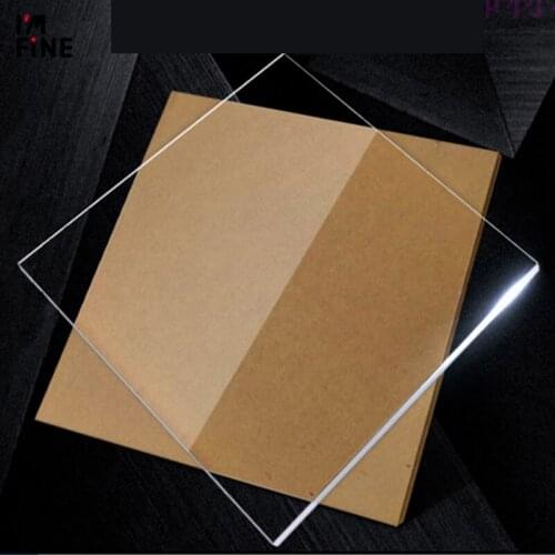 Thickness 2mm Acrylic Clear Perspex Sheet Cut Plastic Transparent Board Perspex Panel Durable Doors And Signage Decor