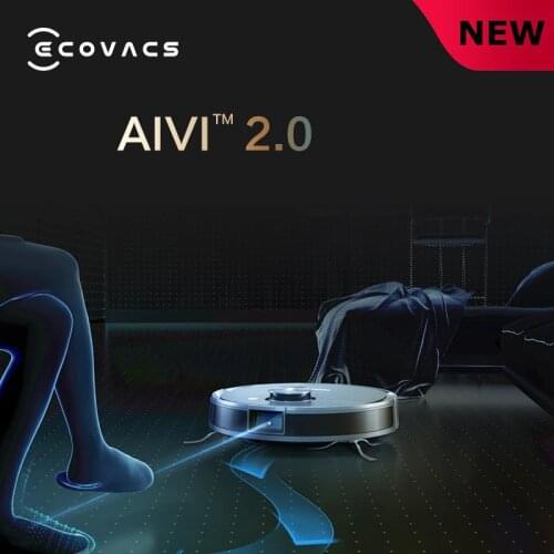 ECOVACS Deebot T9 AIVI Robot Vacuum Cleaner Super Suction 3000Pa Advanced TrueDetect 3D and TrueMapping and App Upgrade cerobot