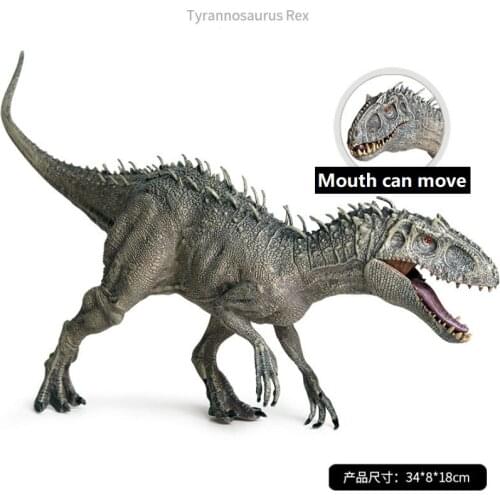 Jurassic Indominus Rex Figurines Open Mouth Dinosaur Animal World Child Model Toy Gift Toys Animal Figurines Toy Animal Model