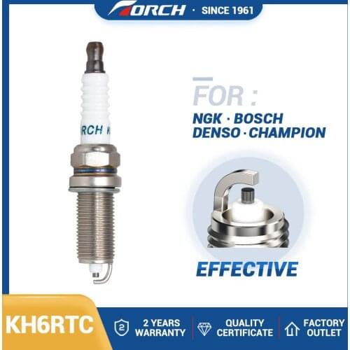 China Original Spark Ignition Candle TORCH KH6RTC Replace NGK LFR6A Autolite 5325 for FR7ME Denso IKH20/K20HR-U/K20HPR-U