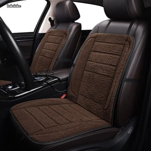 KOKOLOLEE 12V Heated car seat cover for Suzuki swift sx4 grand vitara Kizashi S-CROSS VITARA Baleno Winter Pad Cushions styling