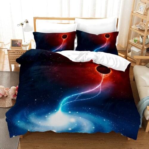 Space Planet Bedding Set Sky Galaxy Duvet Cover 150 Bed Quilt Cover Nordic Bed Set Queen King Size Custom Home Textile