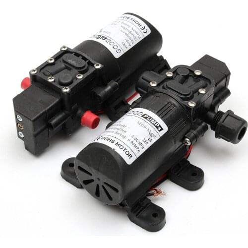 DC 12V 130PSI 6L/Min Water High Pressure Diaphragm Water Pump Self Priming Pump Automatic Switch