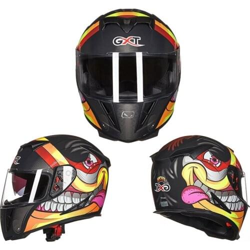Motorcycle Helmet Off-Road Casco Motorbike Touring Double Lens Full Face Helmets Casco Moto DOT Approved Helmet