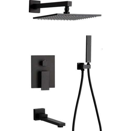 MTTUZK Black Shower Faucets