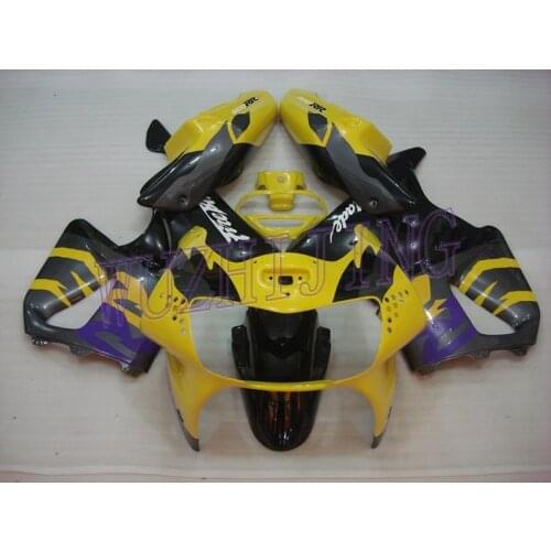 Plastic Fairings CBR 919 1999 Fairings for Honda Cbr919RR 99 Yellow Black Motorcycle Fairing CBR900 919 1998 - 1999