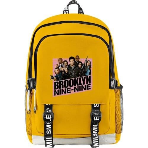 2021 Brooklyn Nine-Nine 3D Backpack for Men Brooklyn 99 Oxford Waterproof Large Capacity Laptop Backpack Boys Girls Schoolbag