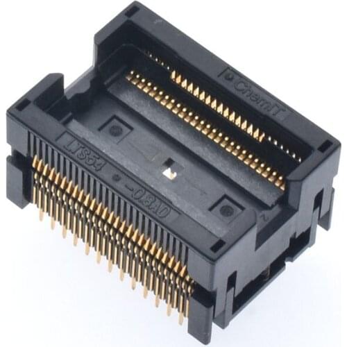 TSOP54 under the pressure of shrapnel test seat tsop54-0.8 test burn Block Block IC adapter