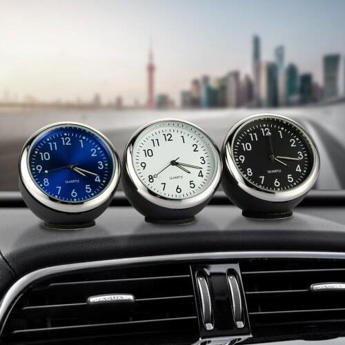 Car Decoration Clock Ornament Auto Watch Clock Dashboard Vehicle Auto Interior Decor Digital Pointer Clock Car-styling Gifts