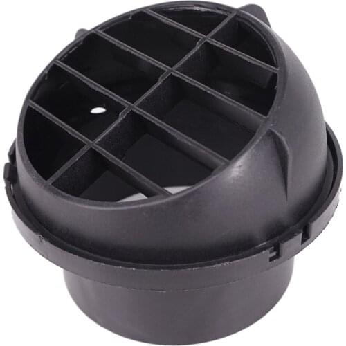 DWCX 75mm Black Plastic Rotatable Air Outlet Vent Net Cover of Cap Exhaust Pipe For Air Diesel Parking Heater