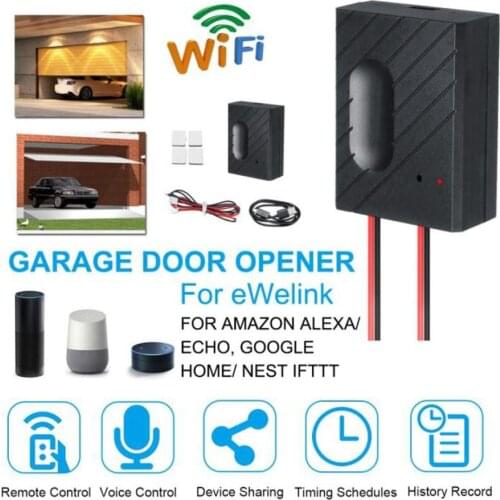 WiFi Smart Garage Door Openers Control Remote Control Controller APP Phones Channel Garages Door for Amazon Alexa