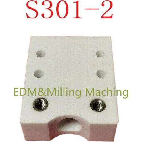1X S301-2 SODICK CNC Wire EDM Machine Part Lower Isolator Plate Ceramic Block For Wire Cutting Accessories