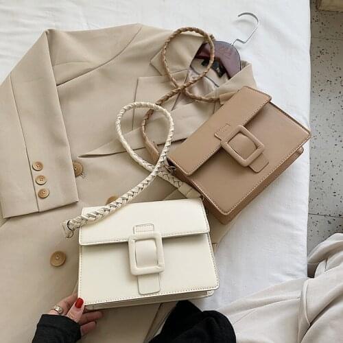 2021 Fahion PU Leather Bags Unique Fringe Lock Famous Designer Womens Handbags Purses NEW Women Shoulder Crossbody Bag