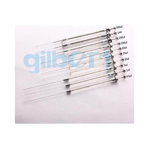 50l Microliter syringe Gas chromatographic injector with cone tip