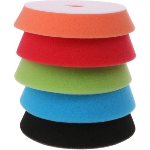 6" 150mm Buff Sponge Polishing Waxing Buffing Pad Wheel Disc For Car Auto Polisher Buffer
