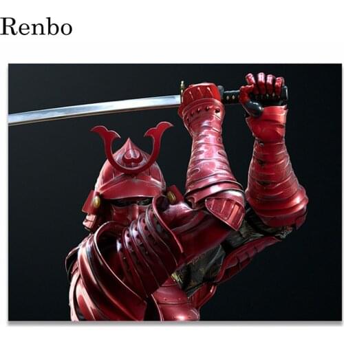 Yaobo Diamond Painting Japanese Samurai Cross Stitch Diamond Embroidery Handicrafts Mosaic Picture Of Rhinestone Home Decoration