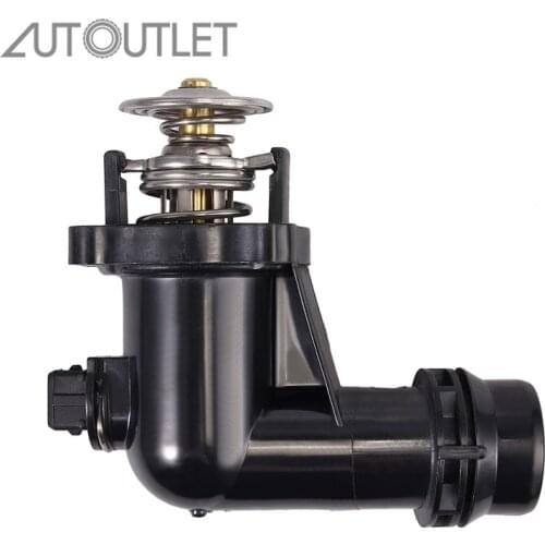 AUTOUTLET Thermostat For BMW 3er E46 318i 5er E60 Z3 E36 11531436042 11531437085 For coolant 12V Thermostat Black