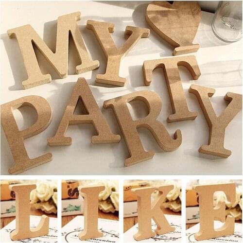 Freestanding A-Z Wood Wooden Letters Alphabet Hanging Wedding Home Party Decor Wedding party room Letter decoration Home Decor