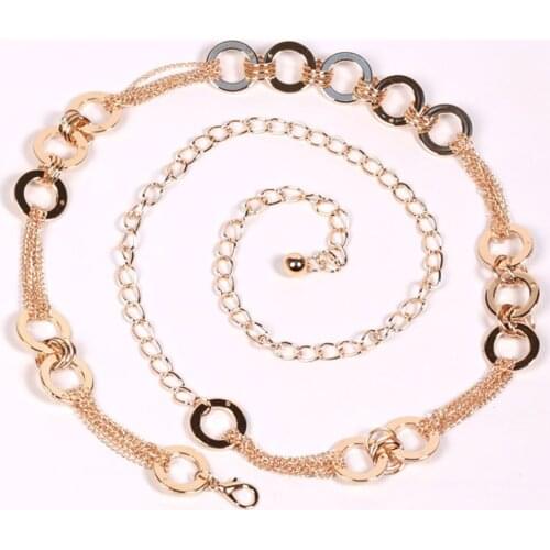 Women Waist Chain Creative Dual-use Jewelry Necklace Waist Belt Chain for Dress Luxury Necklace Fashion Dress Accessories