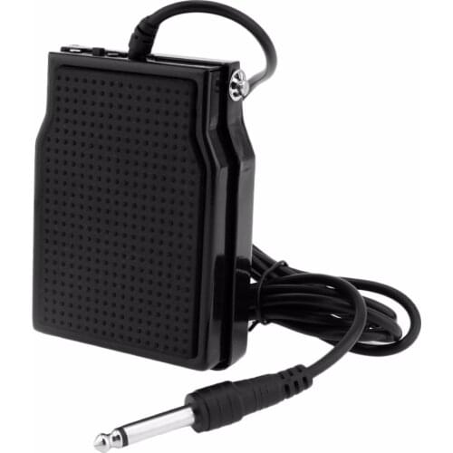 Electric Keyboard Piano Sustain Pedal Metal Material Piano Keyboard Sustain Pedal with 6.35mm Plug