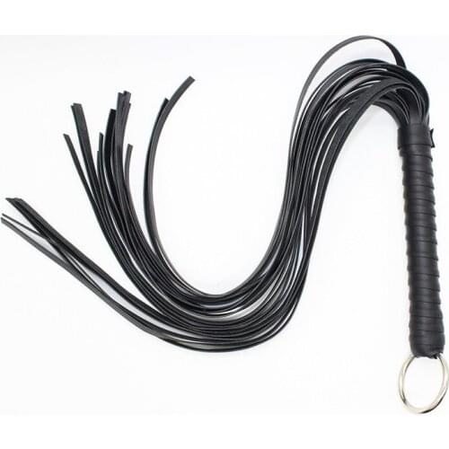 Fetish Horse Whip Spanking Paddle Flogger Sex Toys for Couples Adult Game Sexy Policy Knout Slave Submissive With Hand Rings