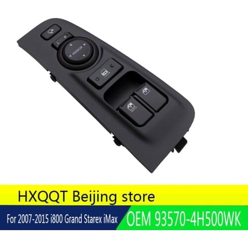 935704H500WK Glass main switch electric window main switch rear view mirror switch For 2007-2015 Hyundai i800 Grand Starex iMax