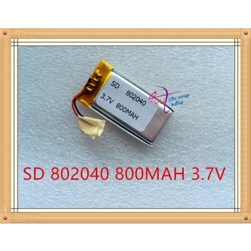 Liter energy battery 3.7V 800MAH polymer lithium battery 082040 802040 MP4 GPS MP3 Bluetooth stereo DIY gift