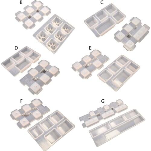 Mechanical Gaming Keyboard Resin Mold Computer PC Gamer Pet Paw Keycaps Molds Dropshipping