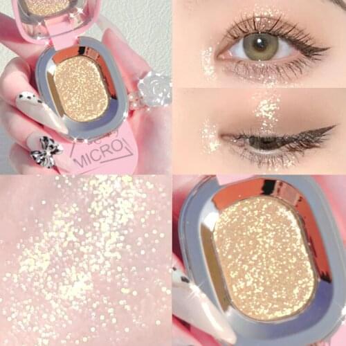 Monochrome Eye Shadow Glitter Sequins Waterproof And Sweat-proof Eye Shadow Glitter Shimmer Shining Lasting Matte Cosmetic TSLM1